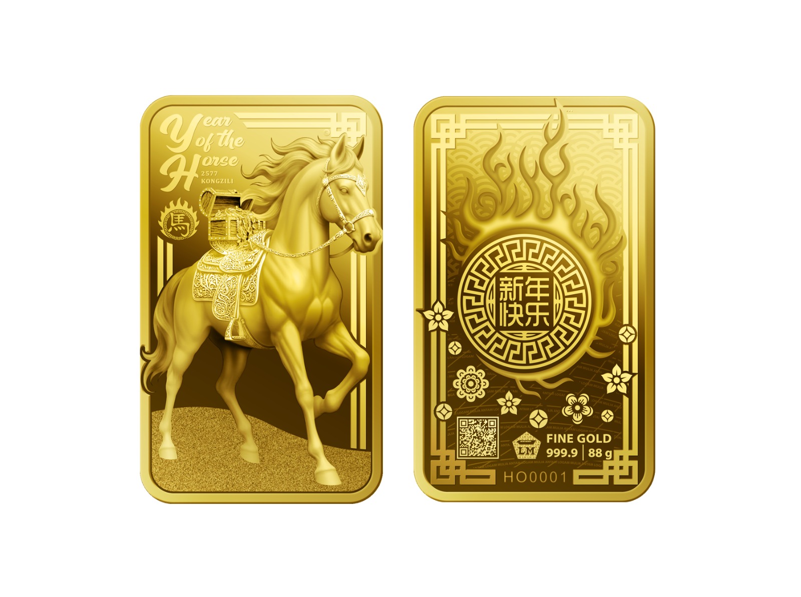 Emas Imlek Shio Kuda